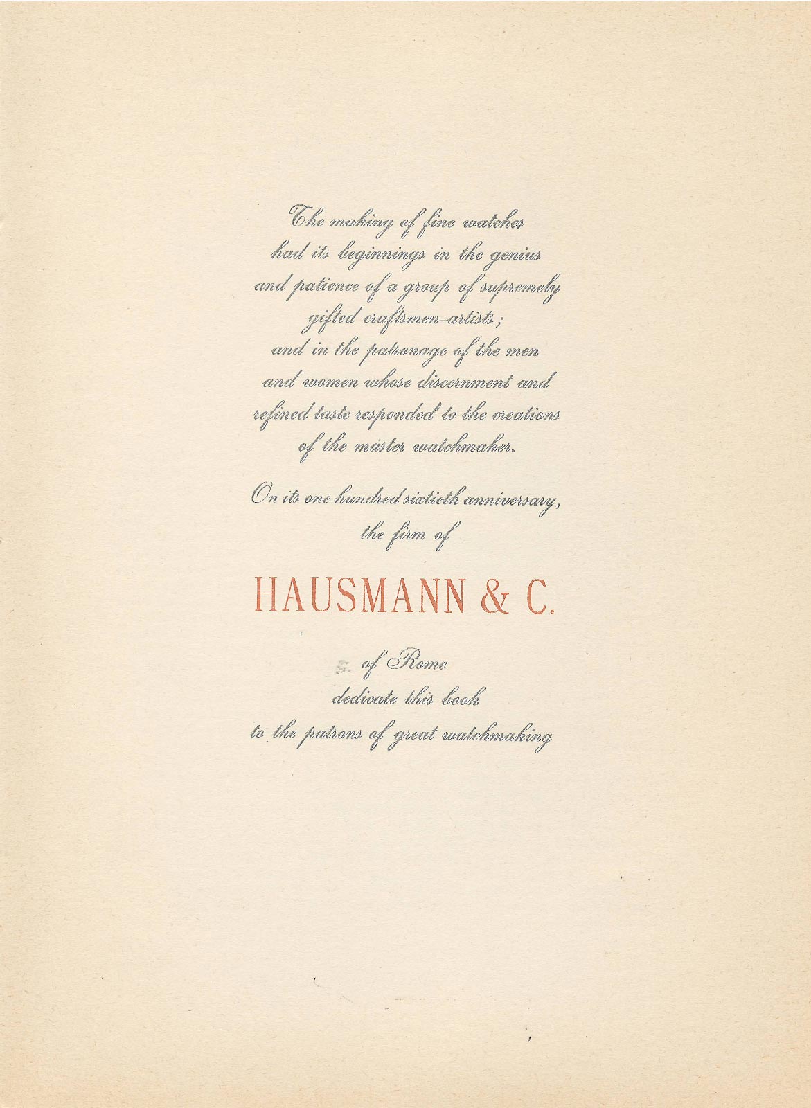 hausmann 1954