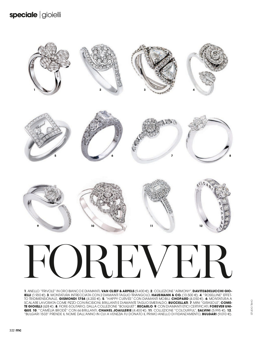 La selezione di anelli di fidanzamento per Marie Claire