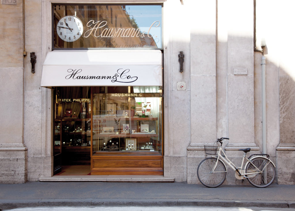 Hausmann and Co. Boutiques: history and excellence between Via del Babuino and Via del Corso.