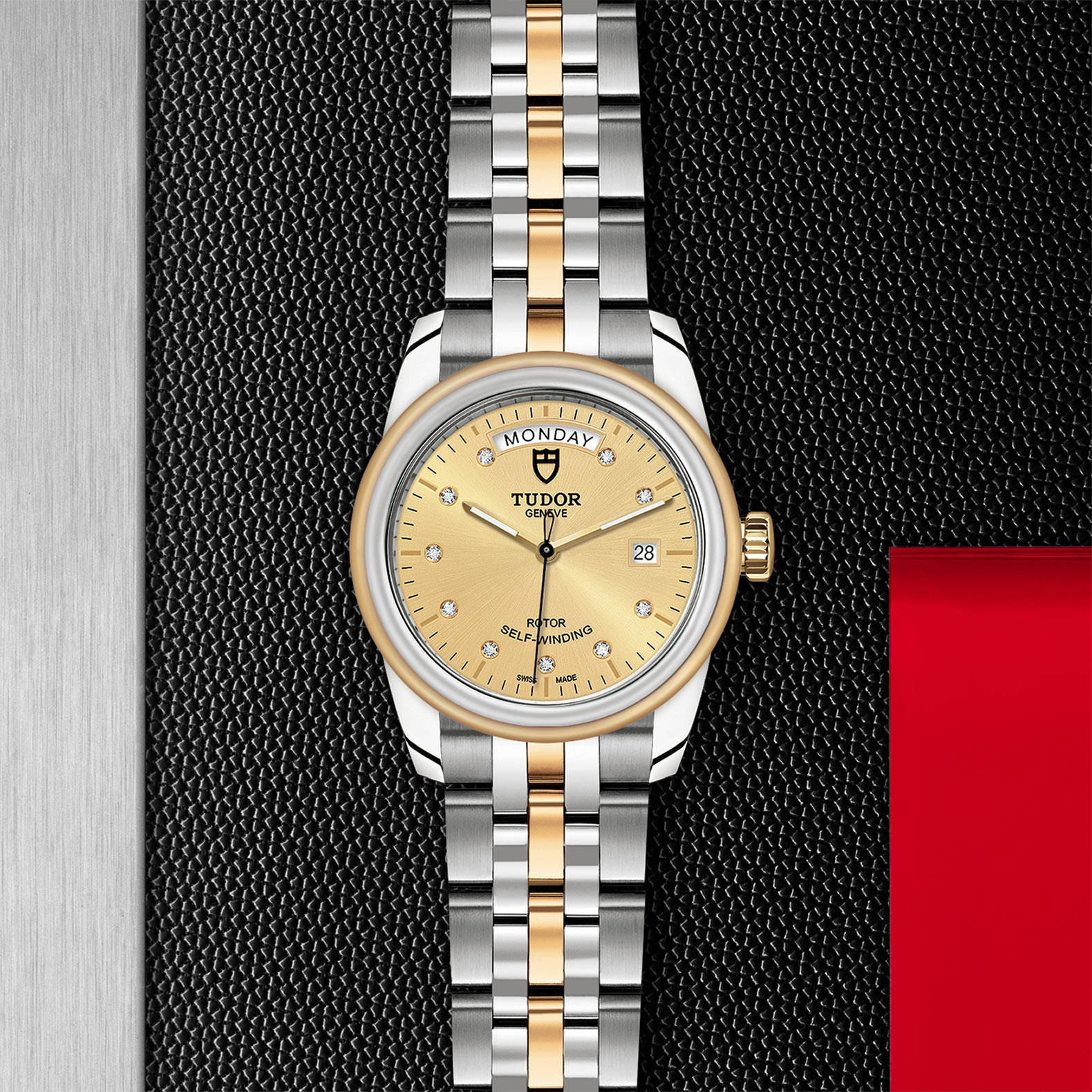 TUDOR Glamour Date+Day - M56003-0006