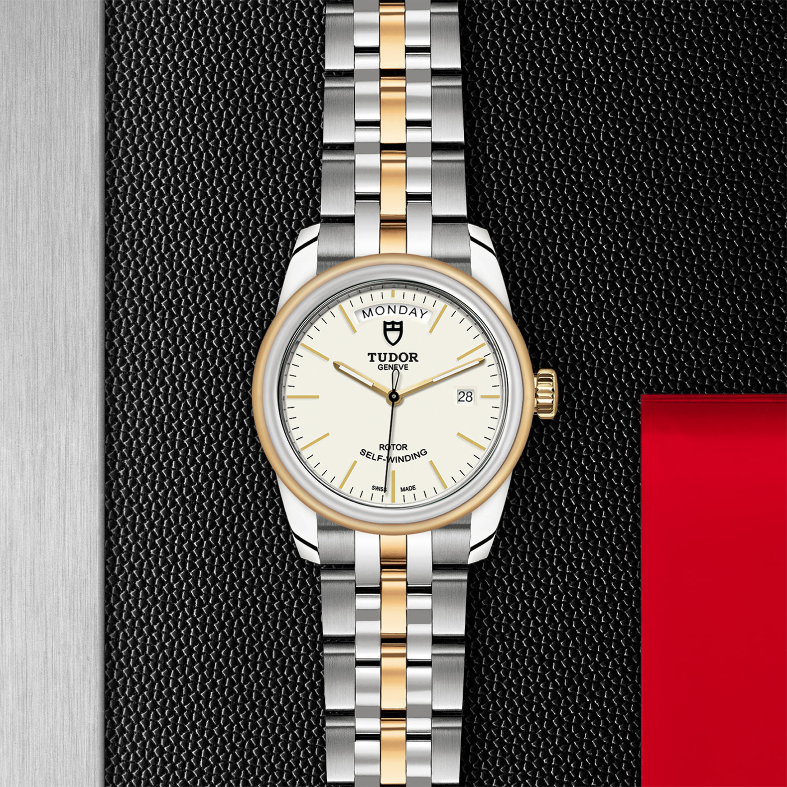 TUDOR Glamour Date+Day - M56003-0112